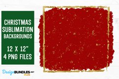 Christmas Sublimation Backgrounds, Christmas Png Bundle Product Image 2