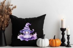 Halloween Cute Purple Ghost Sublimation Design Product Image 6