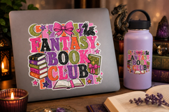 Fantasy Book Club Bookish PNG Graphic Product Image 3