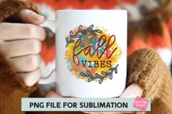 Fall Sublimation, Fall Vibes PNG, Autumn Sublimation, Fall Product Image 2