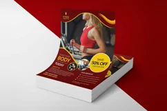 Gym Fitness Club Flyer. Canva, Word and Psd Product Image 4