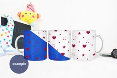 Full Wrap 3 Coffee Mugs Father's Day mockup PSD, Mockup JPG Product Image 2