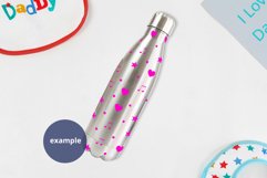 Stainless Bottle Father's Day Flat mockup PSD, Mockup JPG Product Image 2