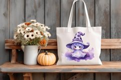Halloween Cute Purple Ghost Sublimation Design Product Image 5