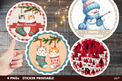 Christmas Stickers Sublimation Bundle Product Image 4