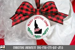 Idaho Christmas Ornament SVG File Product Image 1