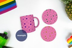 Color mug & 2 round coasters Mockup Pride, Mockup PSD & JPG Product Image 2