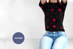 Black t-shirt female model Mockup, Mockup PSD & JPG Product Image 2
