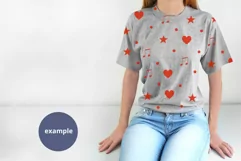 Gray t-shirt woman model Mockup, Mockup PSD & JPG Product Image 2