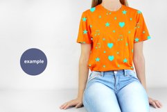 Orange t-shirt woman model Mockup, Mockup PSD & JPG Product Image 2
