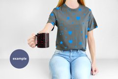 Gray t-shirt & black mug 11oz Mockup PSD, Woman holding mug Product Image 2