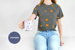 Gray t-shirt & white mug 15oz Mockup PSD, Woman holding mug Product Image 2
