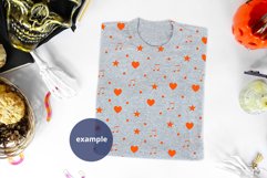 Gray t-shirt Halloween Mockup PSD, folded t-shirt mockup JPG Product Image 2