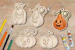Halloween Pumpkins Ornaments Laser Engraving Vol. 2 Product Image 3
