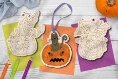 Spooky Time Halloween Ornaments laser Scoring Coloring Kit Product Image 4