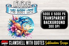 Positive Quotes Clipart Bundle | Clamshell Clipart Bundle Product Image 23