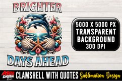 Positive Quotes Clipart Bundle | Clamshell Clipart Bundle Product Image 24