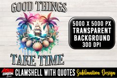 Positive Quotes Clipart Bundle | Clamshell Clipart Bundle Product Image 8
