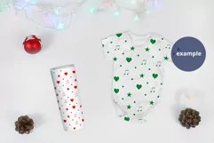 Baby bodysuit and White Tumbler Christmas Mockup, PSD Mockup Product Image 2