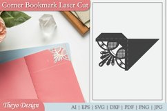 21 Design Mandala Corner Bookmark Svg | Bookmark Laser cut Product Image 13
