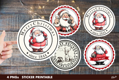 Christmas Stickers Sublimation Bundle Product Image 6