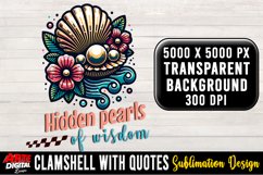 Positive Quotes Clipart Bundle | Clamshell Clipart Bundle Product Image 14