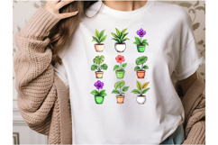 Plants Bundle PNG. Home Plant Quote Sublimation Product Image 6