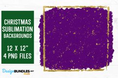 Christmas Sublimation Backgrounds, Christmas Png Bundle Product Image 5