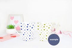 Two Latte Mugs St Valentine's day Mockup, PSD Mockup Product Image 2