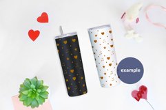 Two Tumblers St Valentine's day Mockup, Flat lay Mockup Product Image 2