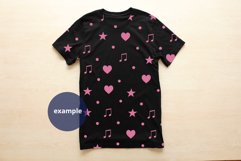 Unisex Black t-shirt Mockup, Slim Fit Men's T-shirt Mockup Product Image 2