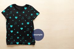 Women's Black t-shirt Mockup with empty space, Unisex Mockup Product Image 2