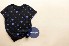 Black Woman t-shirt with empty space Mockup, PSD Mockup Product Image 2