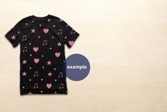 Small Men's Black t-shirt empty space Mockup, PSD Mockup Product Image 2