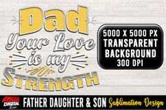 Father Daughter &amp; Son Sublimation Clipart | father's day #55 Product Image 1
