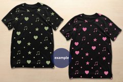 Two Black T-shirts Mockup, Large size Men's t-shirt Mockup Product Image 2