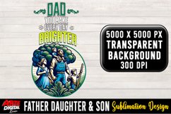 Father Daughter &amp; Son Sublimation Clipart | father's day #59 Product Image 1