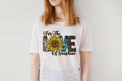 For the Love of Sunshine, Sublimation Design for T-shirt Product Image 2