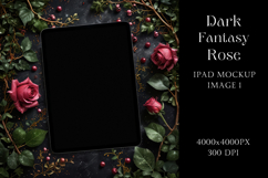Dark Fantasy Rose IPad Mockup 1 Product Image 1