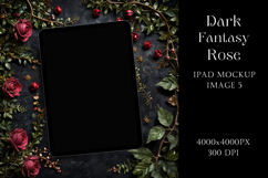 Dark Fantasy Rose IPad Mockup 5 Product Image 1