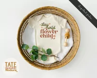 Stay wild flower child SVG cut file - boho girl dreamer png Product Image 3