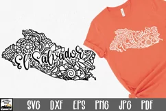 El Salvador SVG File - El Salvador Mandala Design Product Image 1