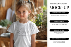 Bella Canvas 3001T Kids Apparel Template Mockup JPG Product Image 1