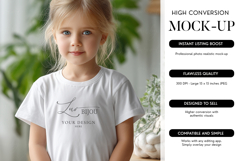Bella Canvas 3001T Kids Sublimation Mockup Digital Template Product Image 1
