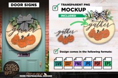 Gather pumpkins | Thanksgiving SVG Sign Product Image 3