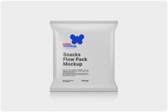 Snacks Flow Pack Mockup Product Image 2