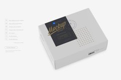 White Paper Box Mockup Half Side View Product Image 1