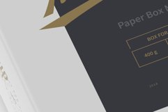 White Paper Box Mockup Half Side View Product Image 3