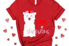 You are llamazing SVG, Valentine SVG, Valentines Day SVG Product Image 4