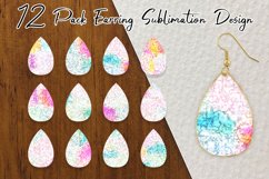 Sublimation earring bundle background marble texture Product Image 1